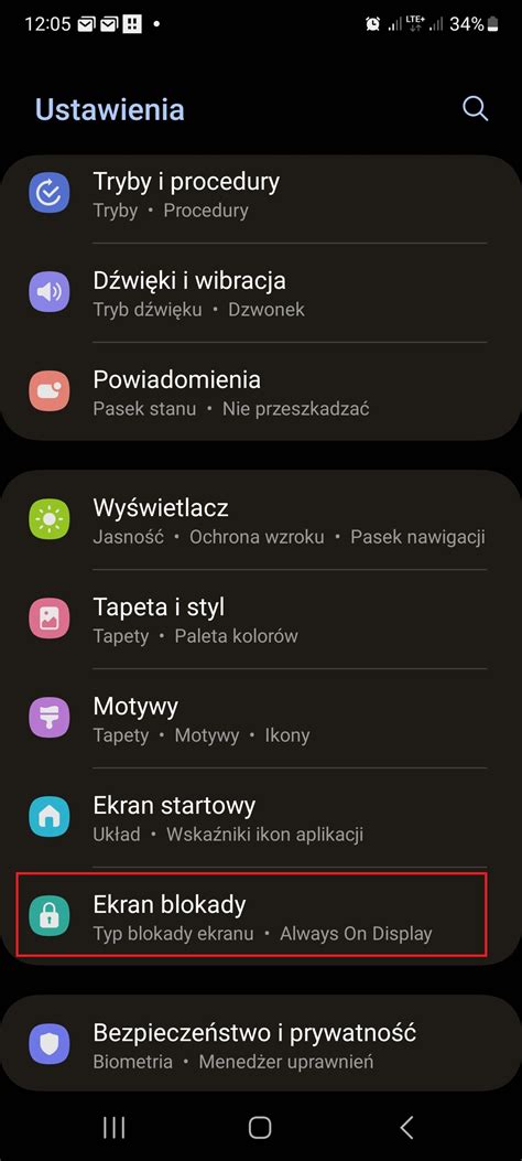ekran konfiguracji powiadomień e-Remiza+ na Android