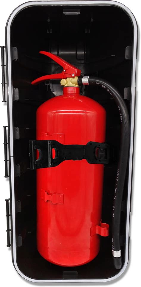 zdjęcie przedstawiające nowoczesną gaśnicę domową