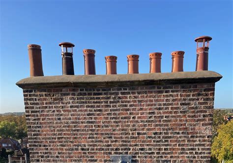 Diagram illustrating different types of chimney cowls: static, rotary, self-adjusting