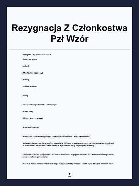 Schemat procedury rezygnacji z komisji rewizyjnej w stowarzyszeniu