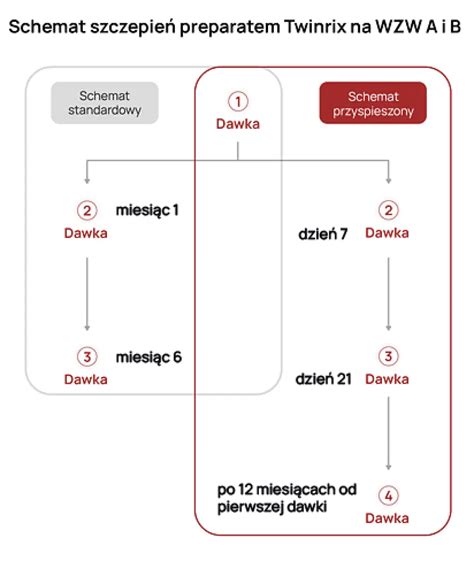 Schemat porównujący hełmy typu A i typu B.