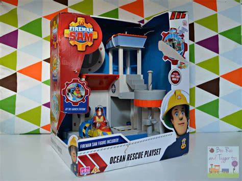 Photo of a Fireman Sam toy playset