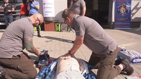 Schemat działania programu „70 AED na 70-lecie” - lokalizacja AED na remizach OSP