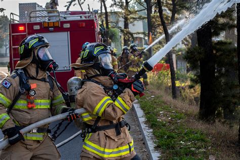 Thematic photo of OSP firefighters during a training or operation