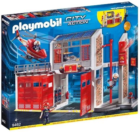 Zestaw Playmobil 9462 Duża Remiza Strażacka z postaciami i akcesoriami