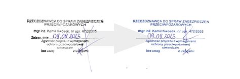 Rzeczoznawca ds. zabezpieczeń przeciwpożarowych przeglądający dokumentację
