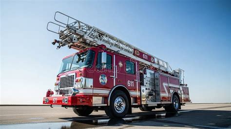 Photo of a modern fire truck with clearly visible operational markings