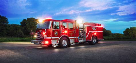 Photo of a light fire truck with its equipment