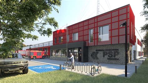 zdjęcie nowej siedziby KP PSP i JRG w Brzozowie