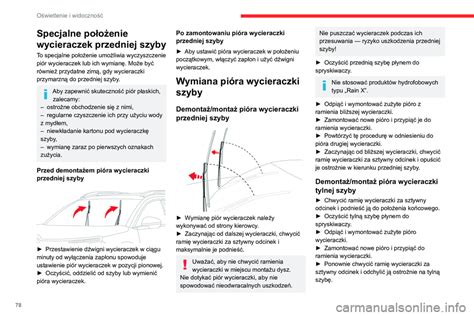 schemat pokazujący poprawne zachowanie kierowcy w przypadku wykrycia dymu w samochodzie