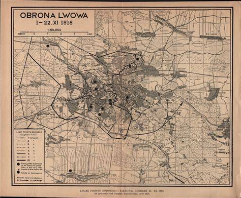Historyczna mapa Przedborza z zaznaczoną gęstą zabudową drewnianą