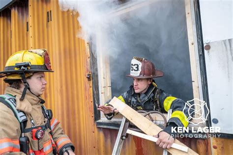 Thematic photo of firefighters competing