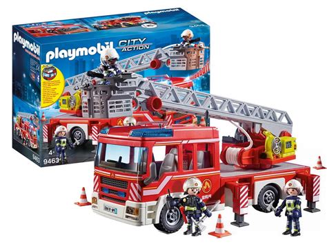 Zestaw PLAYMOBIL samochód strażacki z figurką i akcesoriami