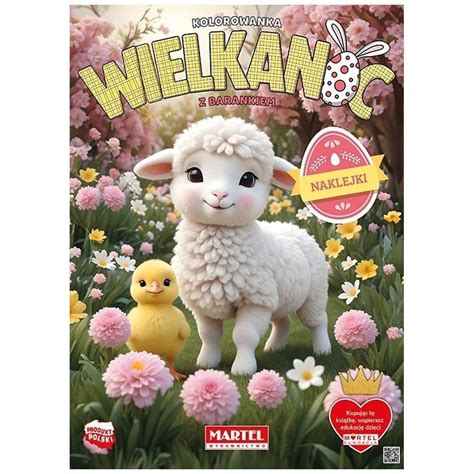 kreskówkowa ilustracja Normana Price'a z barankiem Wełenki