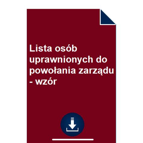 Lista kwalifikacji osób uprawnionych do sporządzenia operatu ppoż.