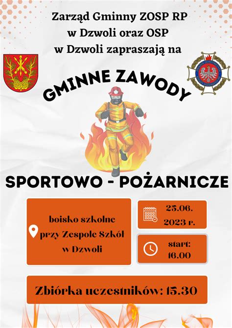 Wzór karty zgłoszeniowej drużyny OSP na zawody sportowo-pożarnicze