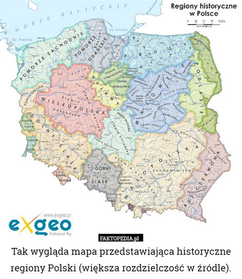 Mapa przedstawiająca regiony Polski objęte wsparciem z Funduszy Europejskich
