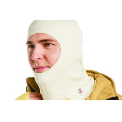 Zdjęcie profesjonalnej kominiarki strażackiej Viking z widoczną strukturą materiału Nomex/Kevlar