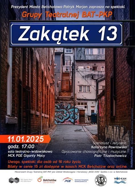 Plakat promujący spektakl 