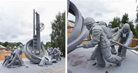 pomnik strażaków w Czarnobylu