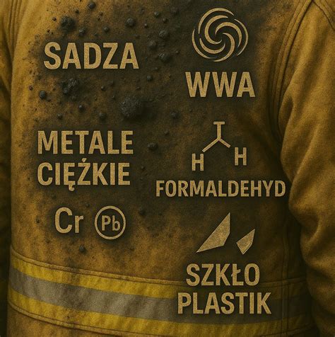 Infografika przedstawiająca proces certyfikacji odzieży ochronnej strażackiej