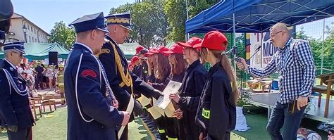 Uroczysty apel i ślubowanie MDP podczas obchodów 100-lecia OSP Lipsko