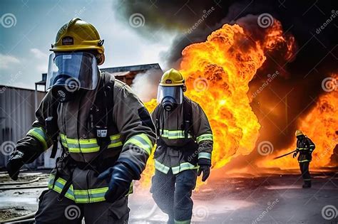 Thematic photo of OSP firefighters in action or with their specialized equipment