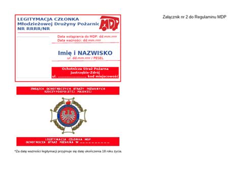 Wzór odznaki MDP: brązowej, srebrnej i złotej