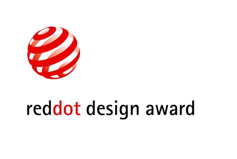 Logo nagród Red Dot Design Award, iF Product Design Award, German Design Award