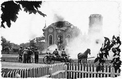 zdjęcie historyczne ukazujące skutki akcji sabotażowych