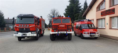 Tematyczne zdjęcie nowego samochodu RAM 1500 w barwach OSP Świlcza.