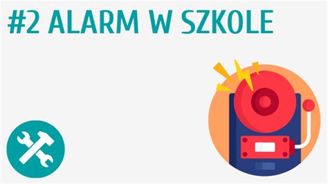 Tematyczne zdjęcie przedstawiające alarm pożarowy w szkole lub symboliczne ujęcie bezpieczeństwa PPOŻ