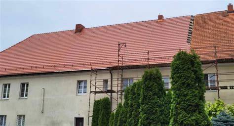 Wizualizacja planu odbudowy dachu klasztoru w Alwerni