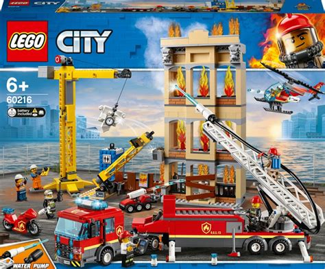 Detailed photo of LEGO City Downtown Fire Brigade 60216 set