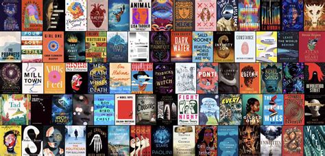 Collage or infographic showing covers of various books from the 