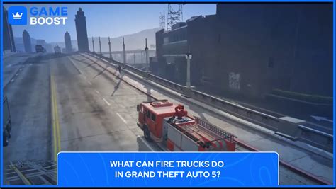 Wóz strażacki w Grand Theft Auto V podczas misji