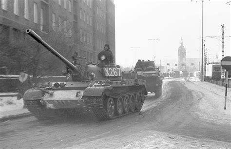 Czołg na ulicach Gdańska podczas Grudnia 1970