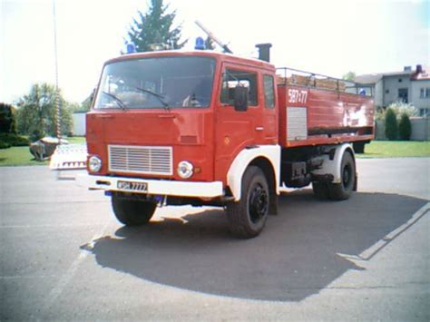 Jelcz 004 GBA 6/32 w akcji gaśniczej