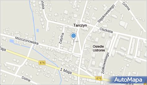 mapa okolic gminy Tarczyn i miejscowości Lasopole z zaznaczonym miejscem zdarzenia