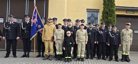 Uczestnicy spotkania wigilijnego OSP Cedry Wielkie