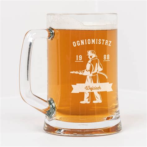 Grawerowany kufel na piwo 