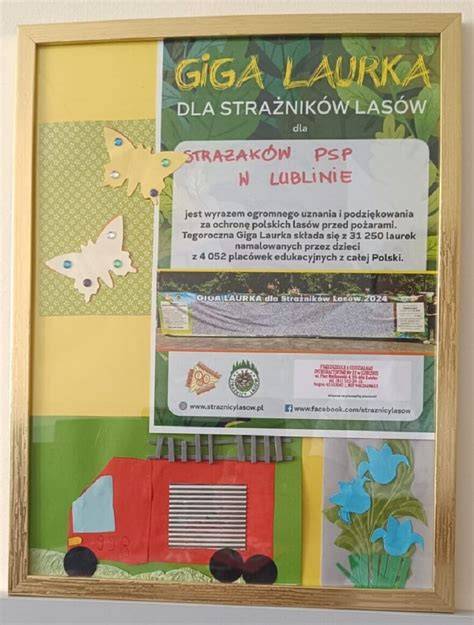 Wizualizacja plakatu 5. edycji Giga Laurki z wyróżnioną pracą plastyczną