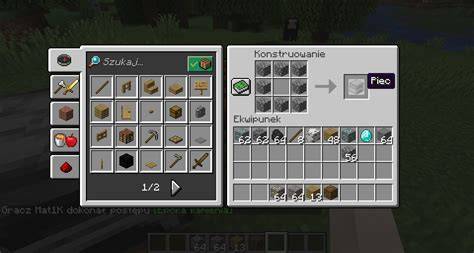 wizualizacja drabiny strażackiej zbudowanej z bloków w grze Minecraft