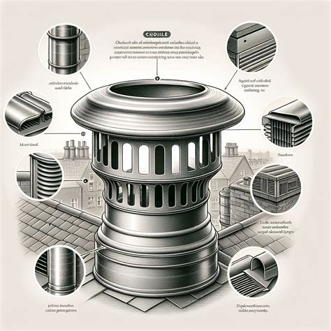 Ilustracja przedstawiająca demontaż nasady kominowej w celu przeprowadzenia konserwacji.