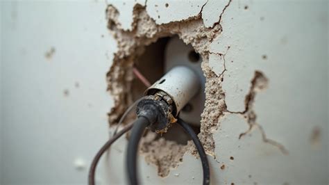 Zdjęcie przedstawiające przeciążone gniazdko elektryczne