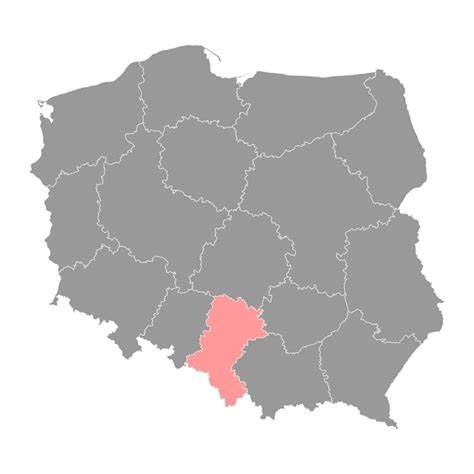 Mapa Warmińsko-Mazurskiego z zaznaczonym obszarem pożaru w okolicach Rucianego-Nidy