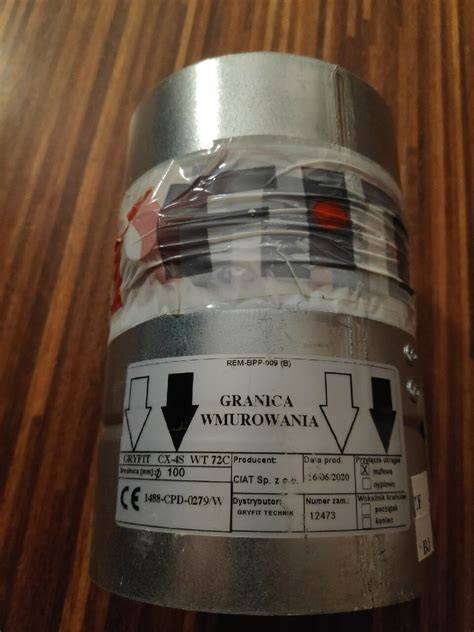 Zdjęcie produktu: Przeciwpożarowa klapa odcinająca GRYFIT CX-4S