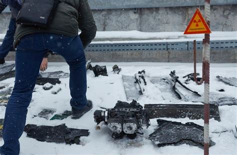 Zdjęcie zniszczeń po ataku dronów na elektrownię cieplną Szatura