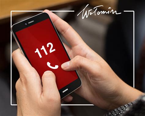 telefon z wyświetlonym numerem alarmowym OSP i niestandardowym dzwonkiem