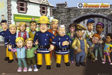Thematic photo of Fireman Sam and his crew